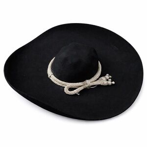 ✨ UNISEX Tardan Mexican Felt Wide Brim Hat — Rope Detail — Boho / Western Chic